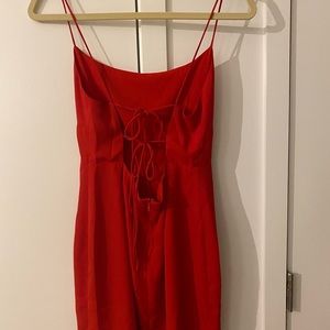 Red Mini Dress- Medium - Superdown - New With Tags